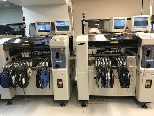 SMT 칩 마운터 기계 고속 HANWHA 삼성 CP40 픽 앤 플래시 기계
